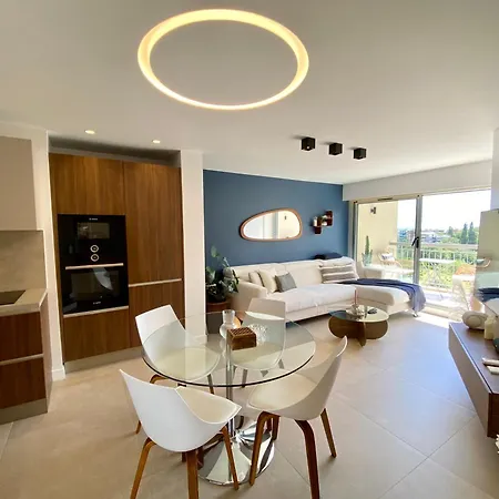 Appartement Luxe Vue Mer Et Collines Avec Piscine Mandelieu-la-Napoule Exterior photo